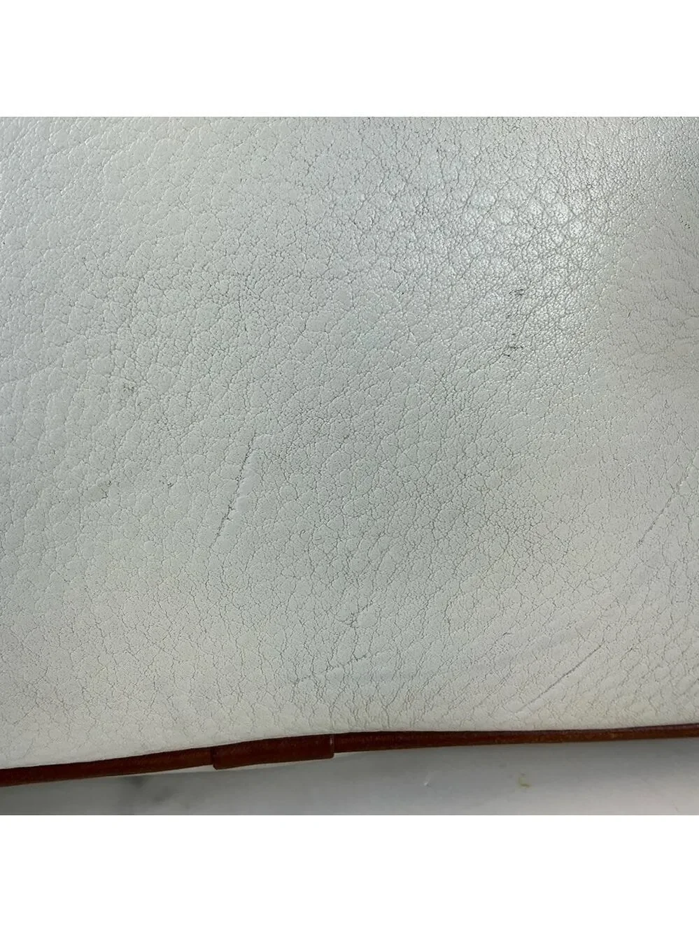 Dooney & Bourke Vintage White Cream and Brown Hobo Shoulder‎ Bag